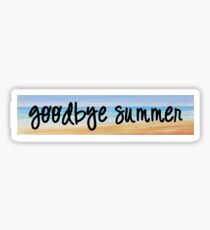 goodbye summer Sticker
