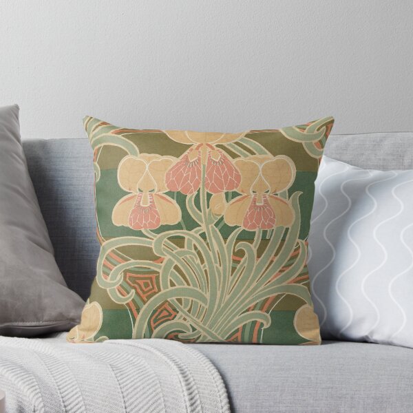 Item preview, Art Nouveau Floral // Vintage Iris designed and sold by WandaStar.