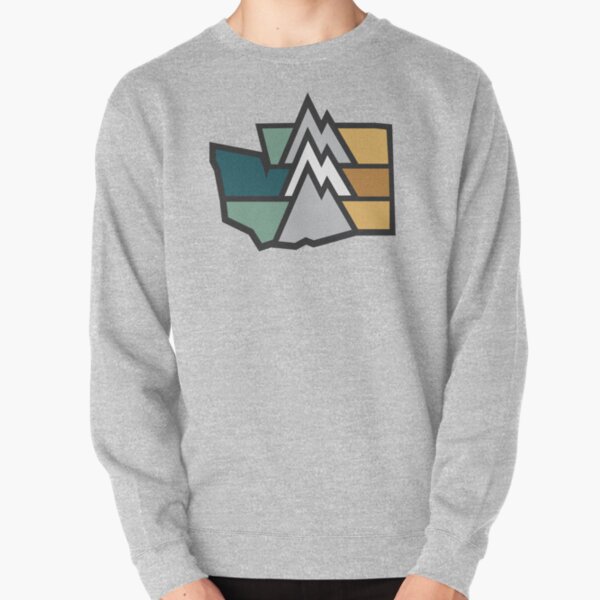 Washington Mountains Pullover Sweatshirt