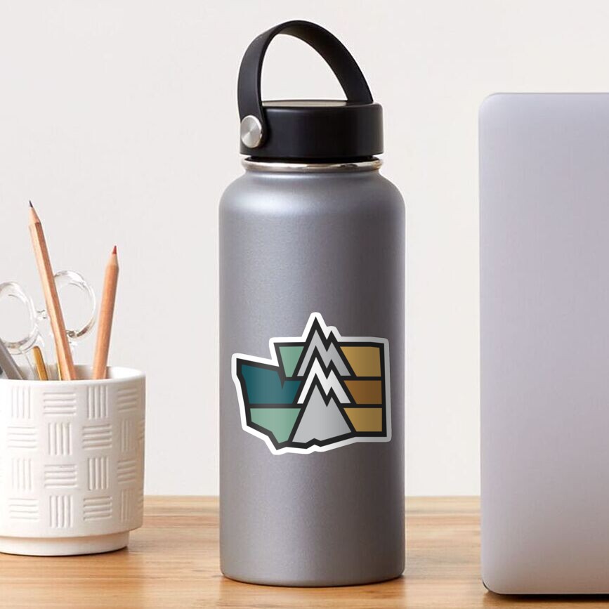 Washington Mountains Sticker