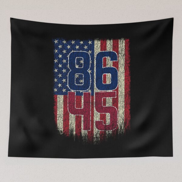 Item preview, 8645 Anti Trump Not My President Impeach 45 RWB USA Flag designed and sold by cgocgy.