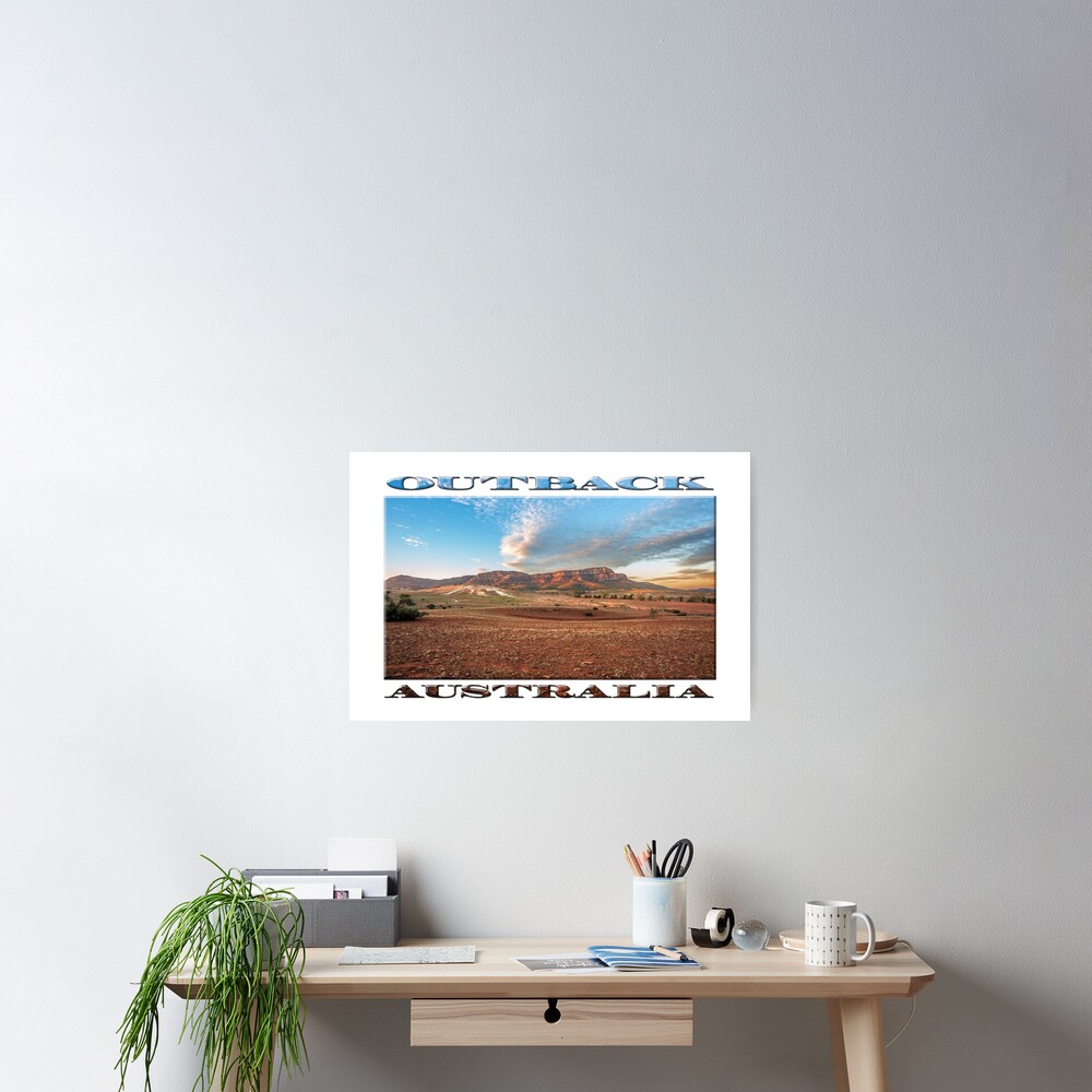 Rawnsley Bluff II (poster on white) Poster