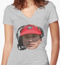 kirby Women's Fitted V-Neck T-Shirt