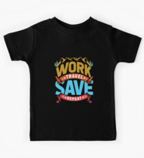 Verreisen Weltenbummler Kinder T-Shirt