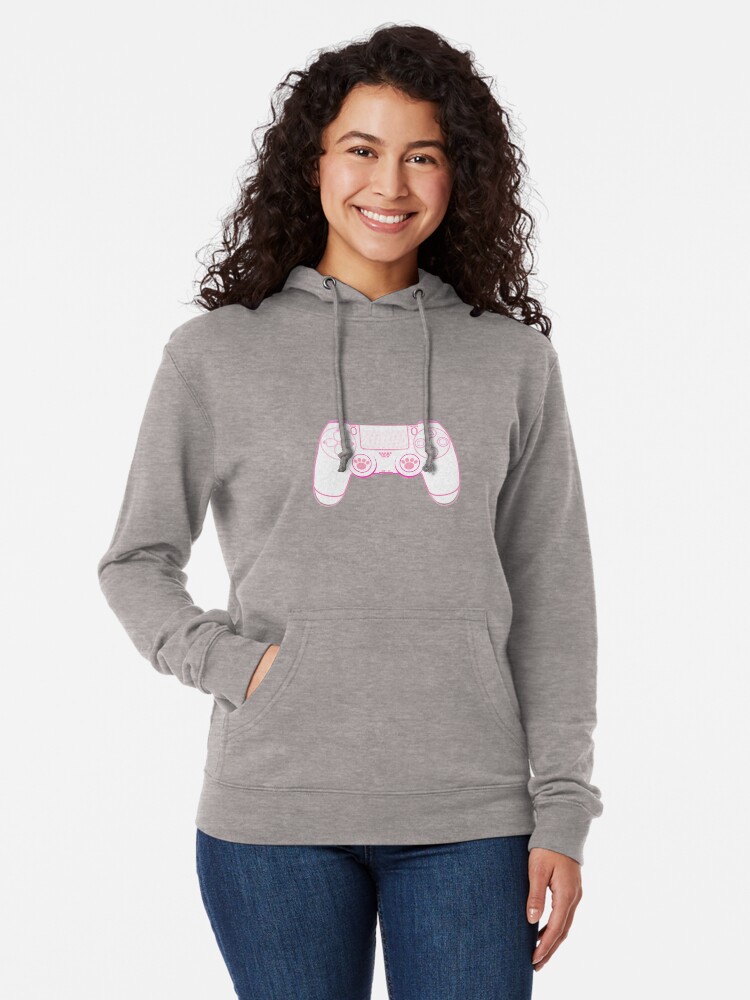 pink ps4 hoodie