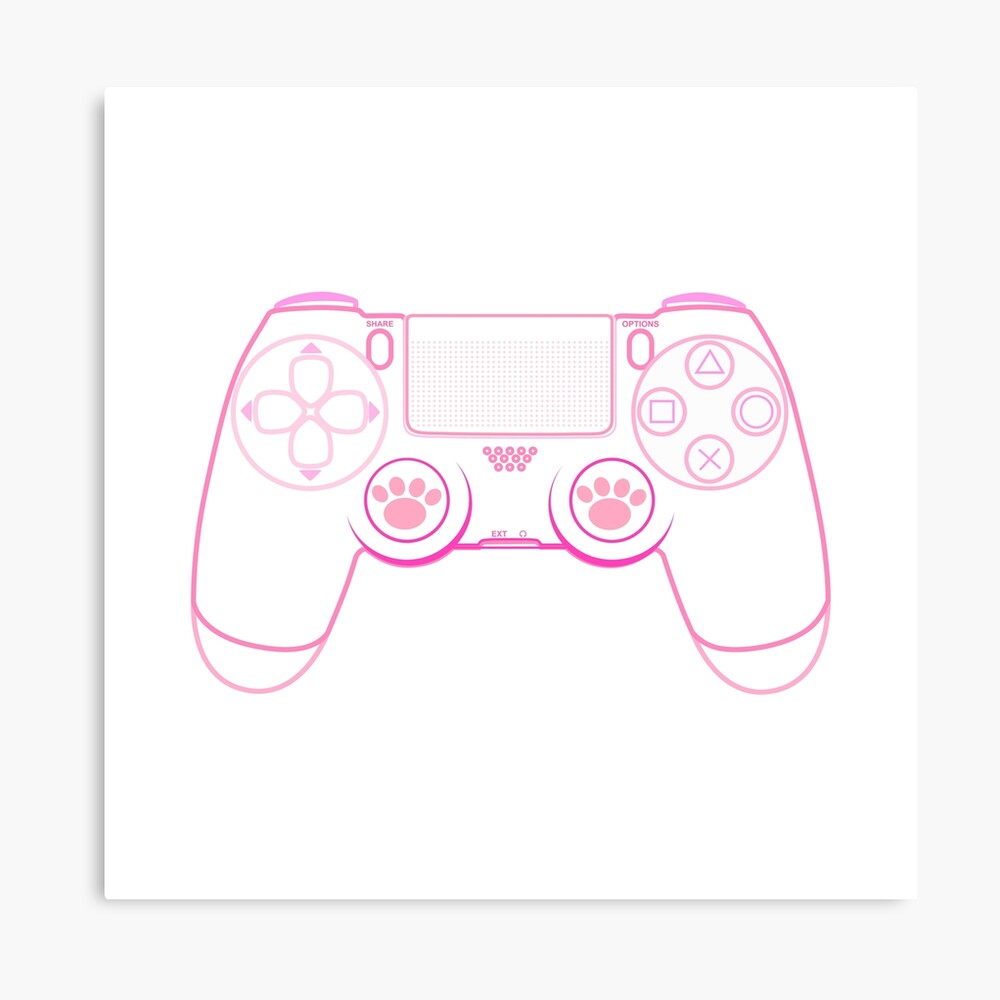 playstation pink controller
