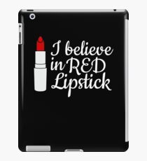 Roter Lippenstift-Geschenk-Maskenbildner Cosmetologist Kuss iPad-Hülle & Klebefolie