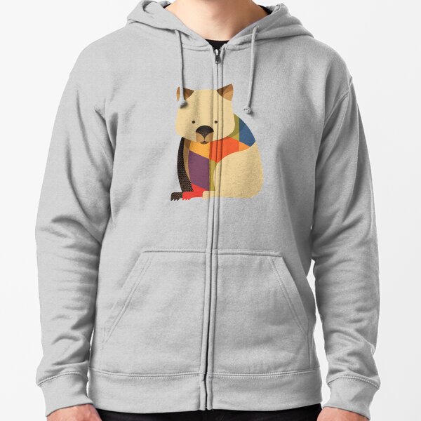 Hello Wombat Zipped Hoodie