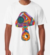 Psychedelic Mushroom Long T-Shirt