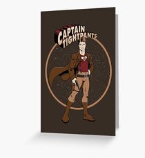 Captain Tightpants Greeting Card