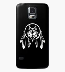 WOLF 1 (White) Case/Skin for Samsung Galaxy