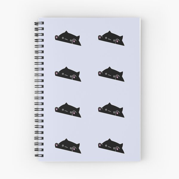 Item preview, Black Bongo Cat (Repeating) designed and sold by CarrDesigns.