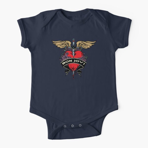 Bon Jovi Short Sleeve Baby One-Piece