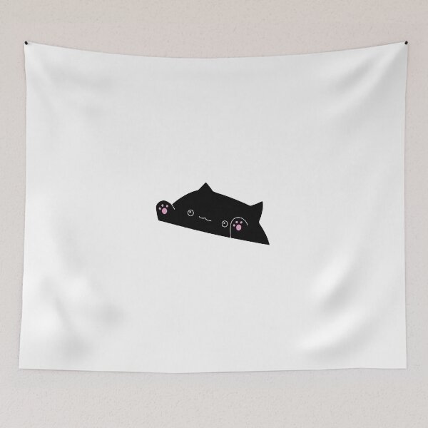 Item preview, Black Bongo Cat Singular designed and sold by CarrDesigns.