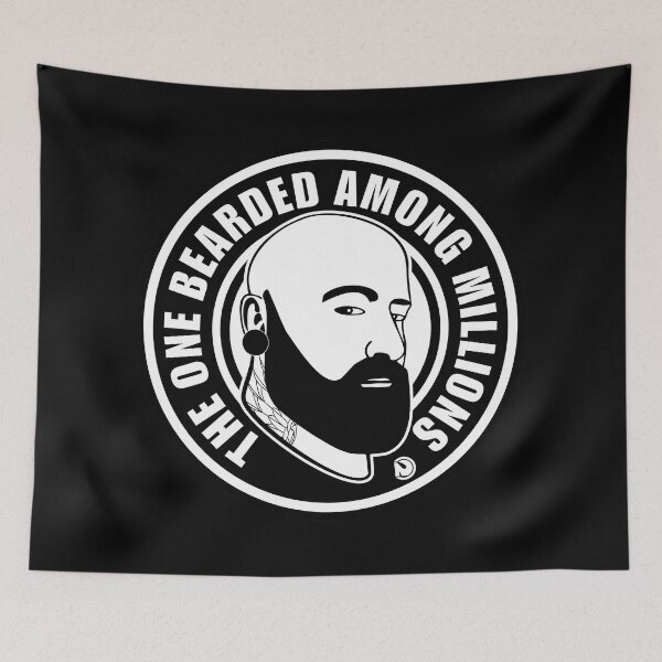 Item preview, The one bearded among millions designed and sold by netrok.