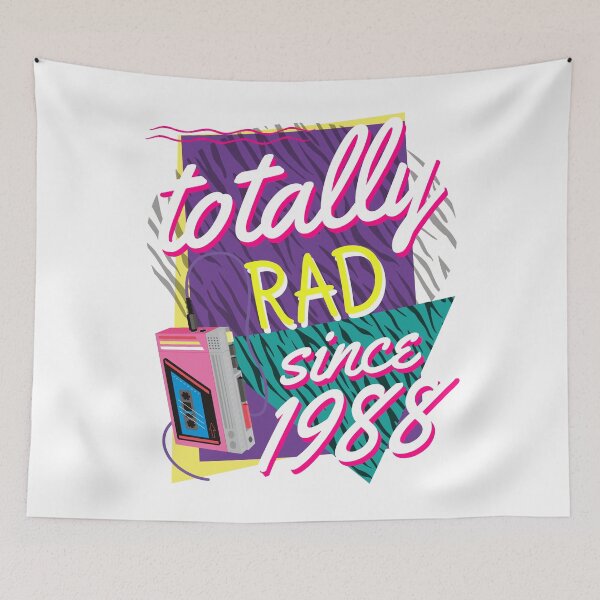 Item preview, Totally Rad 80s Throwback 1988 designed and sold by augenpulver.