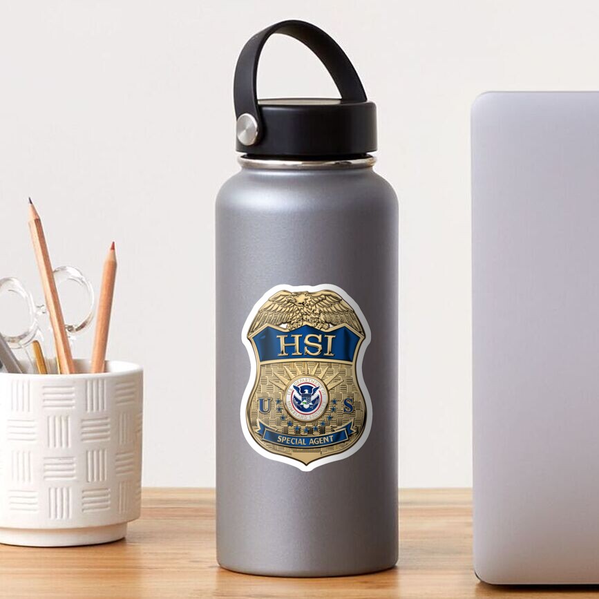 Heimatschutzuntersuchungen Hsi Special Agent Abzeichen Uber Blue Velvet Sticker Von Captain7 Redbubble