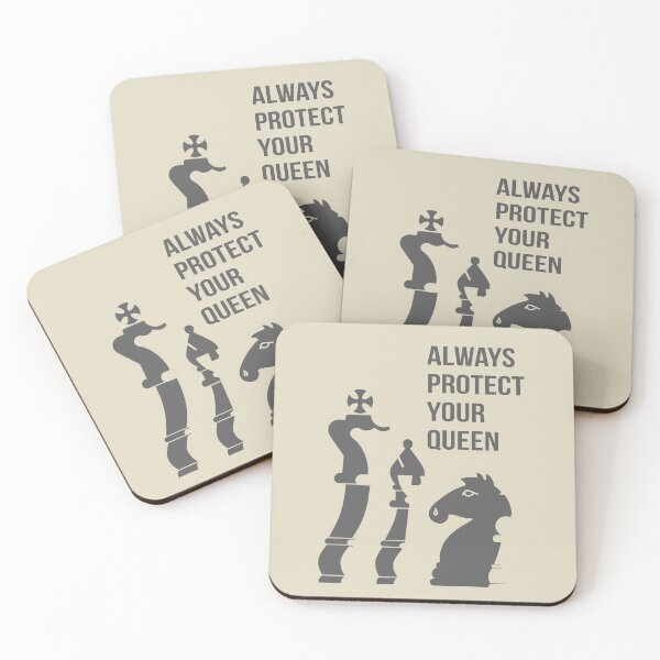 Item preview, Always Protect Your Queen Chess designed and sold by overstyle.