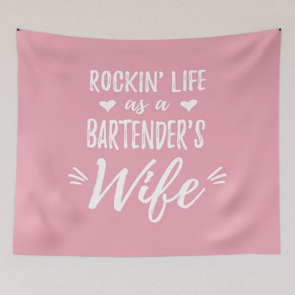 Item preview, Womens Rockin' Life as a Bartender's Wife Shirt Barman Wife Gift designed and sold by Anumber1.