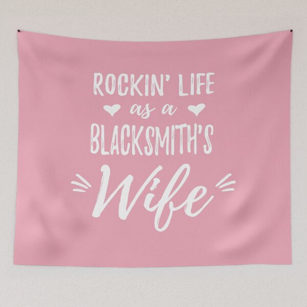 Item preview, Womens Rockin' Life as a Blacksmith's Wife Shirt Ironsmith Gift designed and sold by Anumber1.