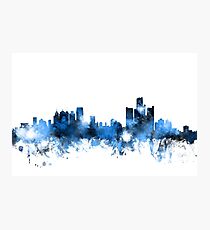 Detroit Michigan Skyline Photographic Print