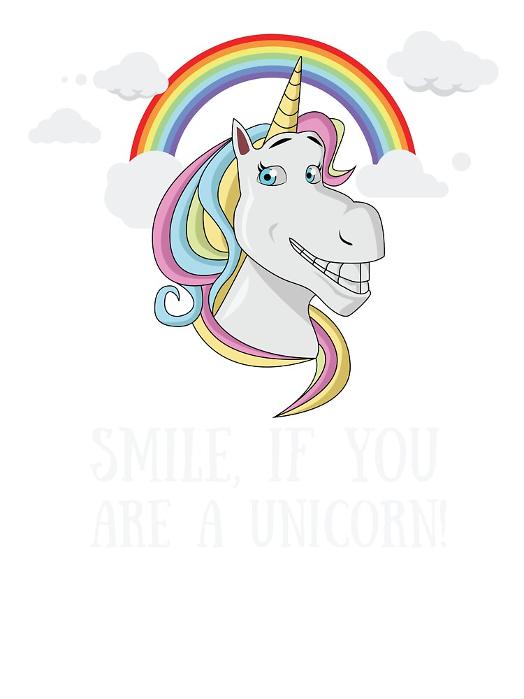 Unicorn Gift Idea Smile If You Are A Unicorn Funny | Kids T-Shirt