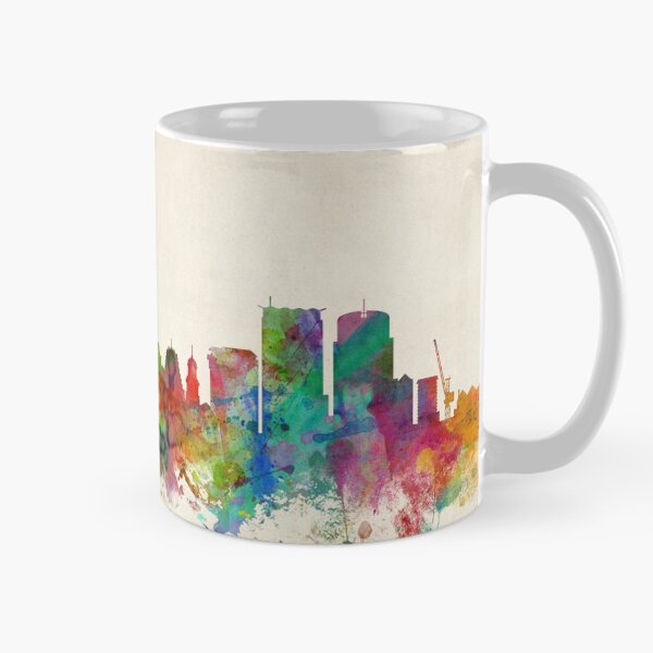 Item preview, Wellington New Zealand Skyline designed and sold by ArtPrints.
