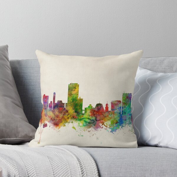 Item preview, Wellington New Zealand Skyline designed and sold by ArtPrints.