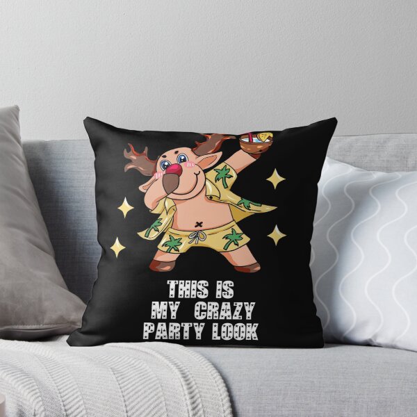 Item preview, Crazy party look reindeer designed and sold by Moonpie90.
