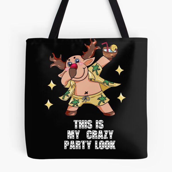 Item preview, Crazy party look reindeer designed and sold by Moonpie90.