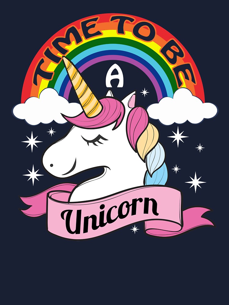 Unicorn Shirt For Girls Rainbow Time To Be A Unicorn Kids T-Shirt for Sale  by festivalshirt