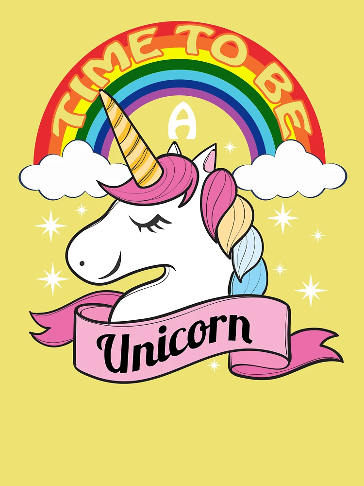 Unicorn Shirt For Girls Rainbow Time To Be A Unicorn Kids T-Shirt for Sale  by festivalshirt