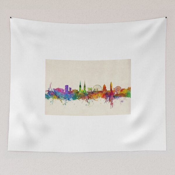 Item preview, Belfast Northern Ireland Skyline designed and sold by ArtPrints.