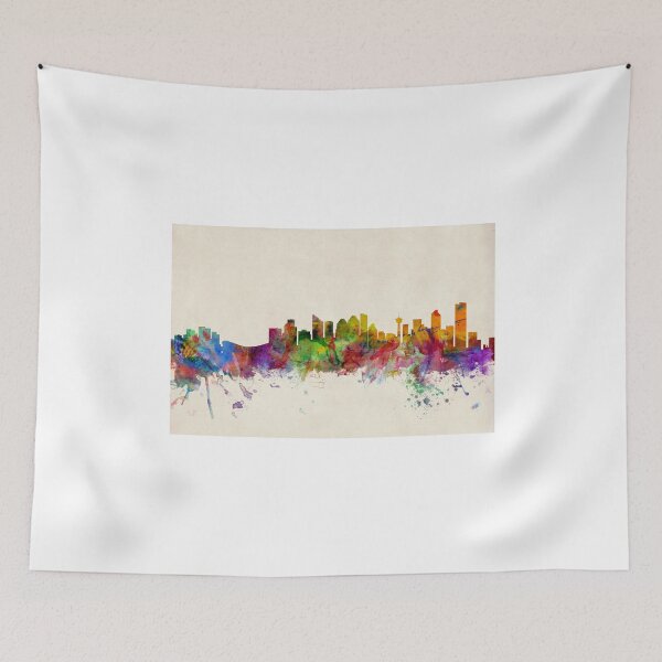 Item preview, Calgary Canada Skyline designed and sold by ArtPrints.