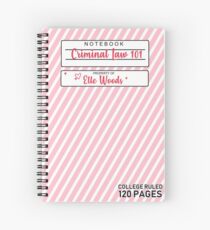 Cuaderno de espiral Legalmente rubia Elle Woods notebook