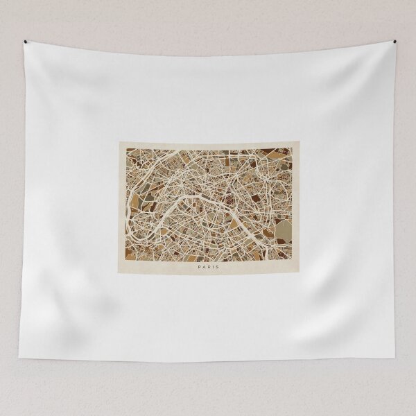 Item preview, Paris France Street Map designed and sold by ArtPrints.