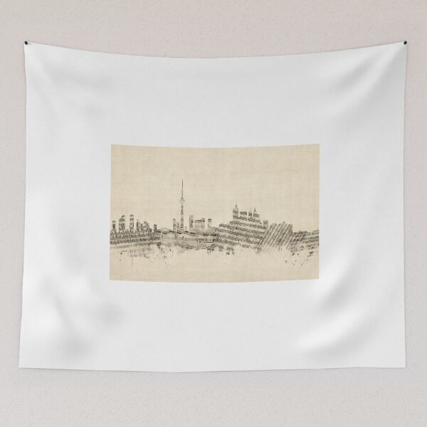Item preview, Toronto Canada Skyline Sheet Music Cityscape designed and sold by ArtPrints.