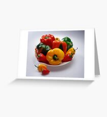 Peppers Greeting Card