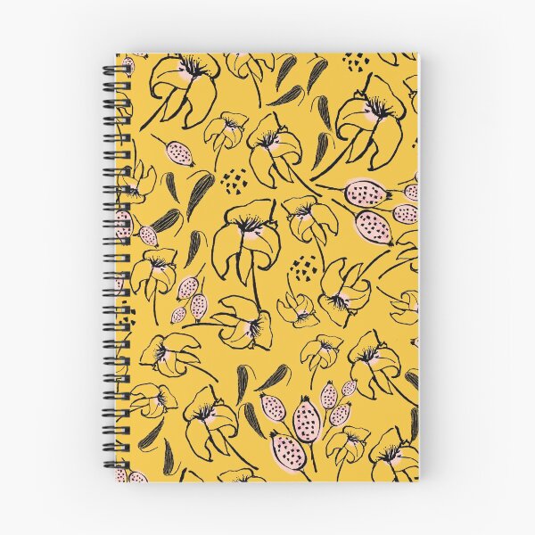 Item preview, Yellow florals designed and sold by hello-matze.
