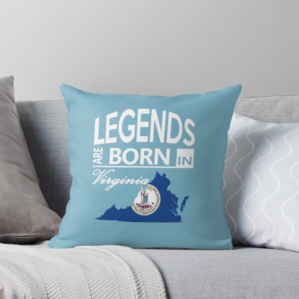 Item preview, Virginia Born Legends Birthday Christmas Gift designed and sold by smily-tees.