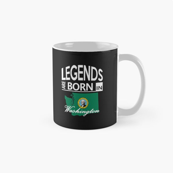 Item preview, Washington Born Legends Birthday Christmas Gift designed and sold by smily-tees.