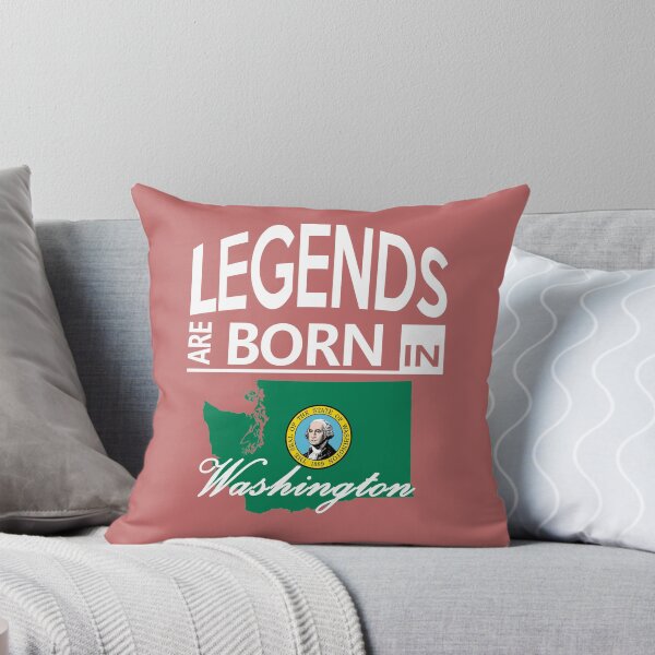 Item preview, Washington Born Legends Birthday Christmas Gift designed and sold by smily-tees.