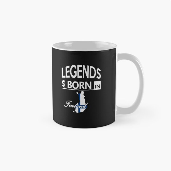 Item preview, Finland Born Legends Birthday Christmas Gift designed and sold by smily-tees.