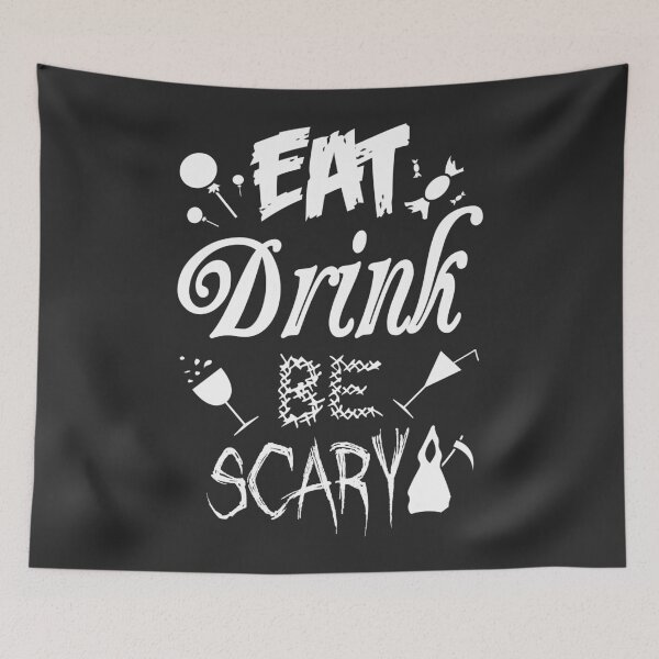 Item preview, Halloween Rules - Eat, Drink, Be Scary designed and sold by Lemon Pepper.