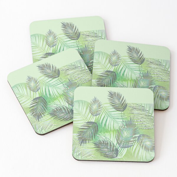 Item preview, SILVER GREEN LEAF ABSTRACT. designed and sold by sana90.