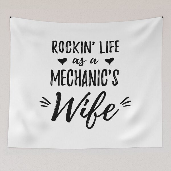 Item preview, Womens Rockin' Life as a Mechanic's Wife Shirt Mechanician Gift designed and sold by Anumber1.