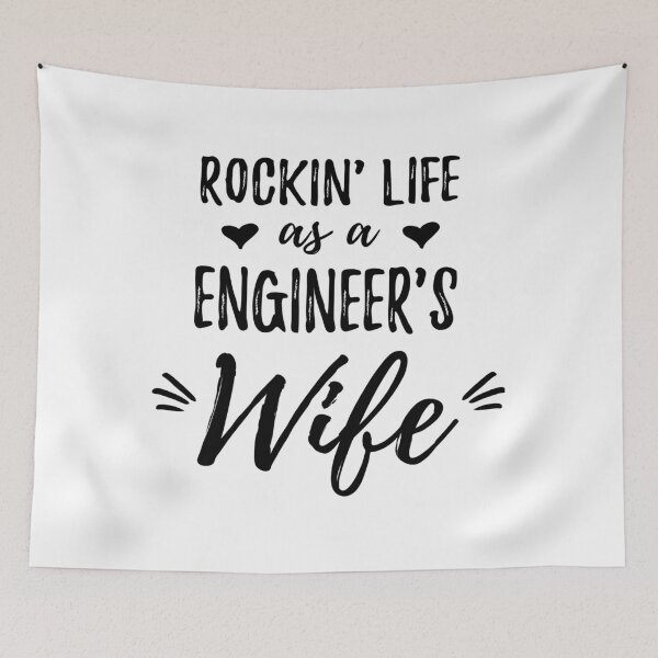 Item preview, Womens Rockin' Life as a Engineer's Wife Shirt Engineer Wife Gift designed and sold by Anumber1.