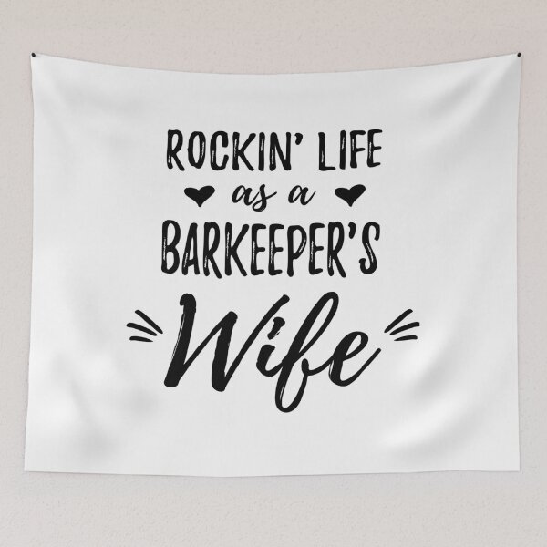 Item preview, Womens Rockin' Life as a Barkeeper's Wife Shirt Bartender Gift designed and sold by Anumber1.