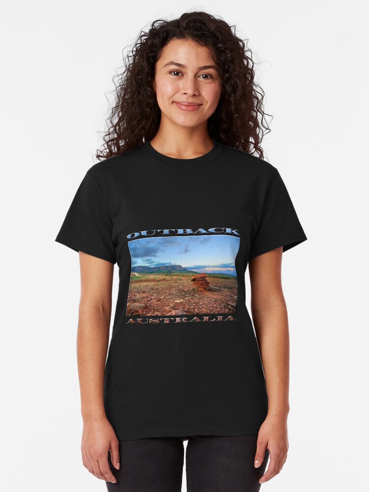 Alternate view of Rawnsley Bluff (poster on black) Classic T-Shirt