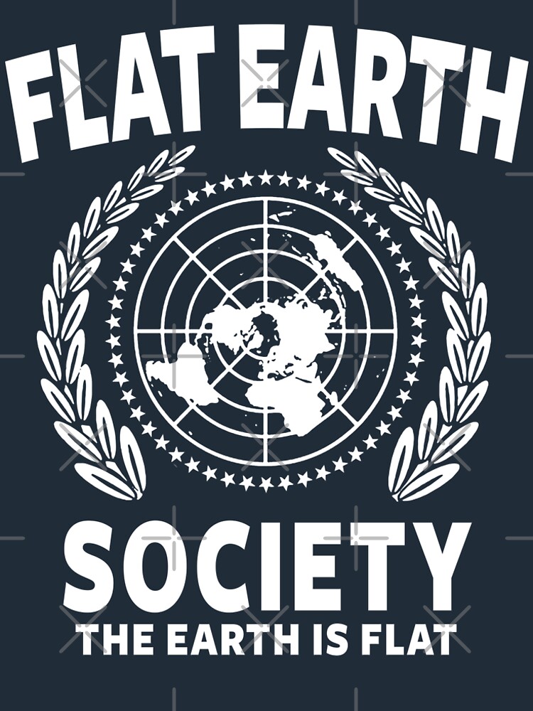 flat earth society tshirt